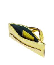 THE BRIDGE LUCREZIA  Leather pouch lime with gold - Women&rsquo;s Bags - 3