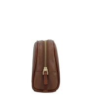 THE BRIDGE ELISABETTA Small leather beauty BROWN - Sachets & Travels Cases - 3