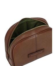 THE BRIDGE ELISABETTA Small leather beauty BROWN - Sachets & Travels Cases - 4