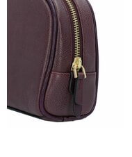 THE BRIDGE ELISABETTA Medium leather beauty grape abb. gold - Beauty Case - 4