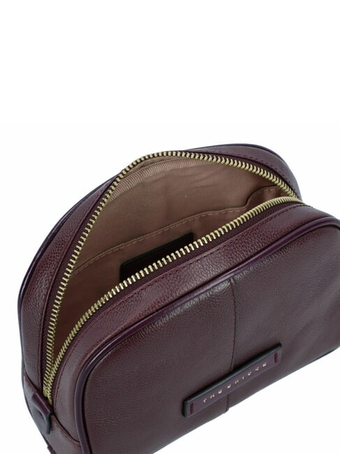 ELISABETTA Medium leather beauty grape abb. gold - Beauty Case