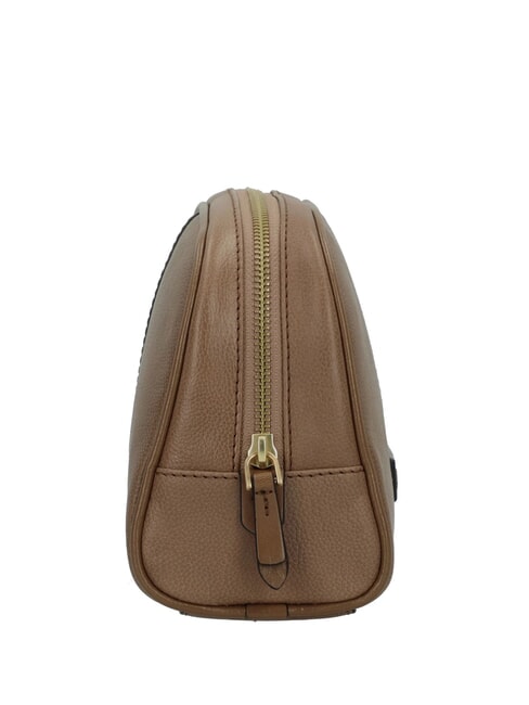 ELISABETTA Medium leather beauty oyster abb. gold - Beauty Case