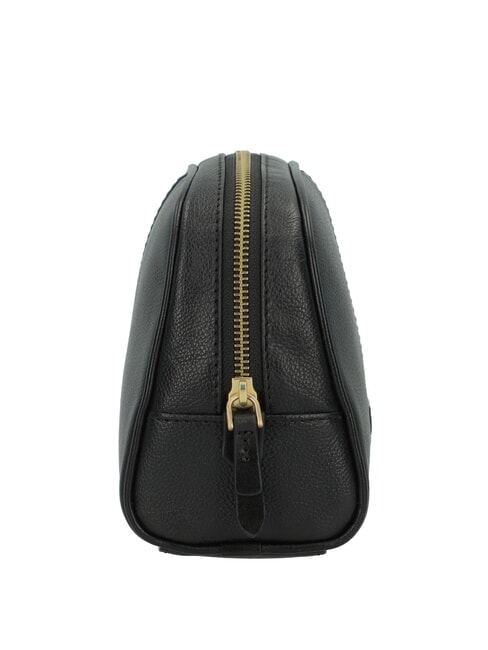ELISABETTA Medium leather beauty Black Gold - Beauty Case