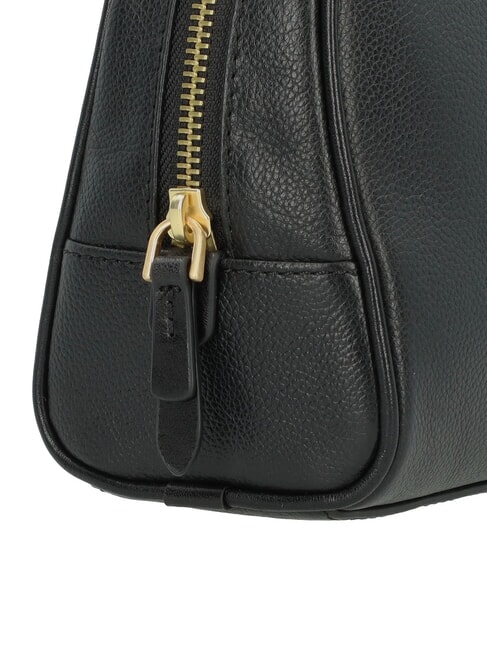 ELISABETTA Medium leather beauty Black Gold - Beauty Case