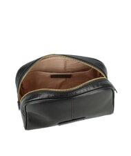 THE BRIDGE ELISABETTA Medium leather beauty Black Gold - Beauty Case - 5