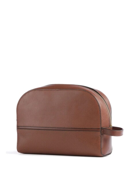 DOMITILLA Leather beauty case BROWN - Beauty Case