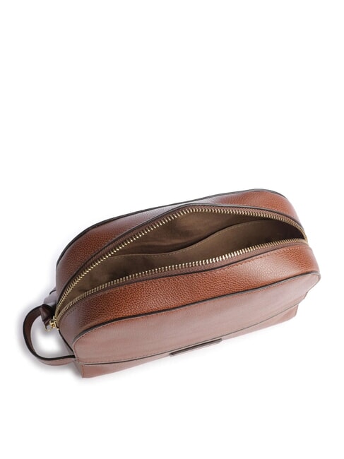 DOMITILLA Leather beauty case BROWN - Beauty Case