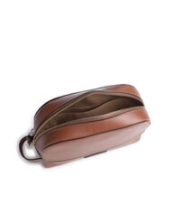 THE BRIDGE DOMITILLA Leather beauty case BROWN - Beauty Case - 4