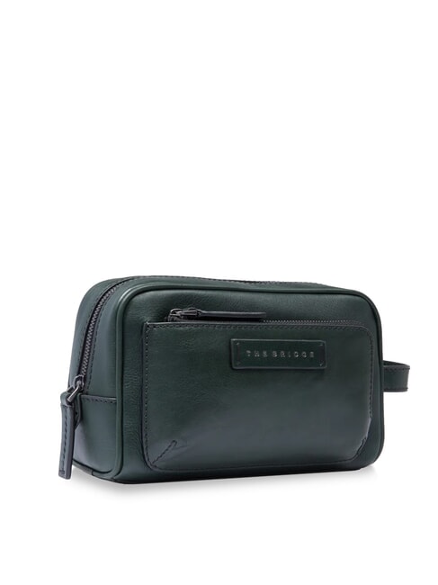 FILIPPO Leather beauty case malachite/rut. dark - Beauty Case