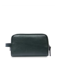 THE BRIDGE FILIPPO Leather beauty case malachite/rut. dark - Beauty Case - 3