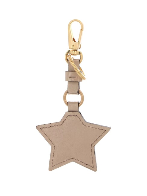 DUCCIO Leather charm keychain butter abb. gold - Key holders