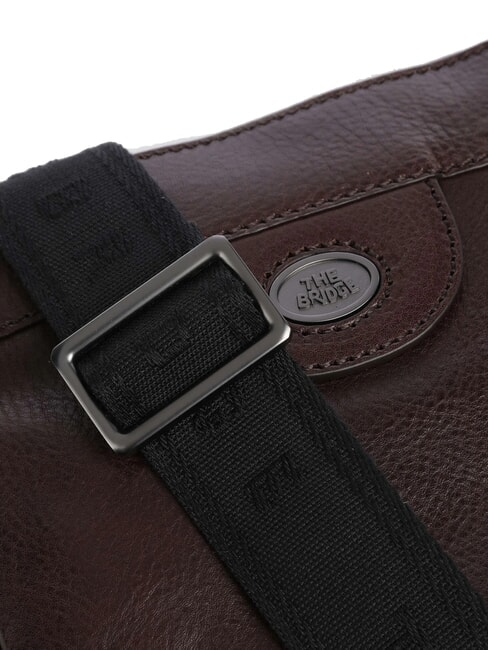 FABIO Leather bag sweet chestnut ruthenium dk - Over-the-shoulder Bags for Men