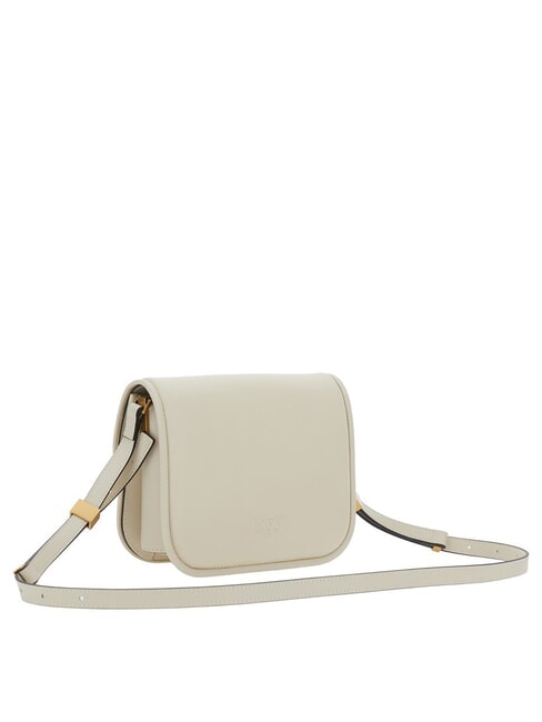 LOVE BOX Mini nappa bag with flap silk white-antique gold - Women&rsquo;s Bags