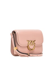 PINKO LOVE BOX Mini nappa bag with flap - Women’s Bags