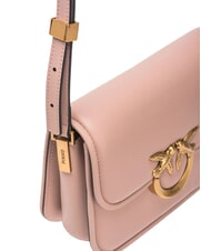 PINKO LOVE BOX Mini nappa bag with flap powder-antique gold - Women&rsquo;s Bags - 3