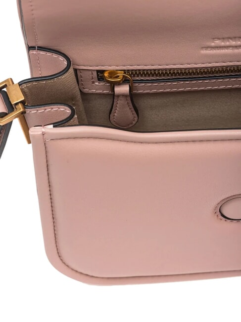 LOVE BOX Mini nappa bag with flap powder-antique gold - Women&rsquo;s Bags