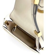 PINKO LOVE BOX Mini nappa bag with flap silk white-antique gold - Women&rsquo;s Bags - 5