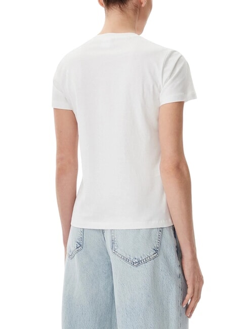 QUENTIN T-shirt with jewel application white-snow white - T-shirt