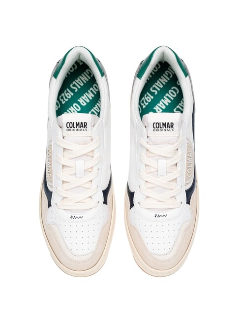 AUSTIN BRIEF Sneakers white/navy/bgreen - Unisex shoes