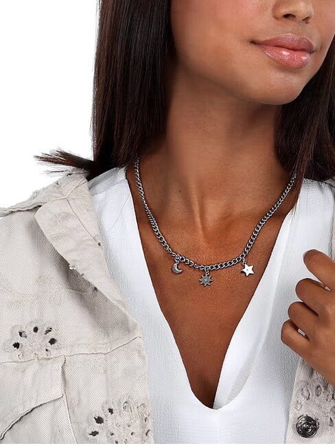 TALISMANI Charm necklace STEEL - Necklaces