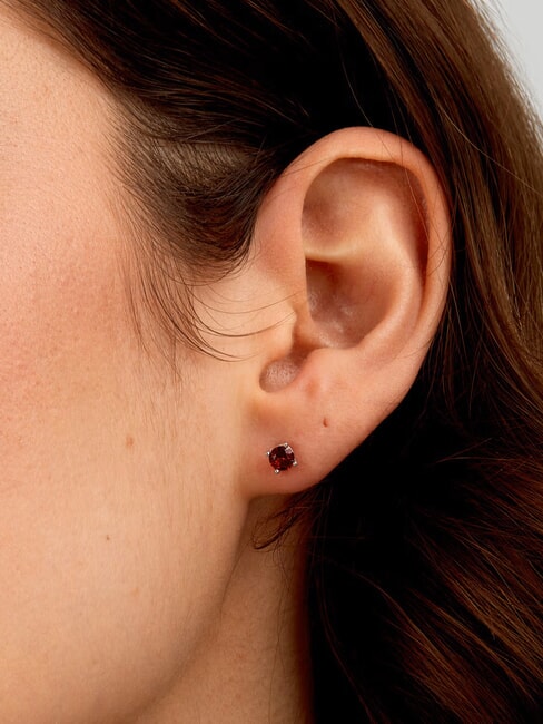 TESORI  Silver earrings STEEL - Earrings