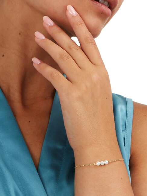 PERLE CONTEMPORARY Silver bracelet gold - Bracelets