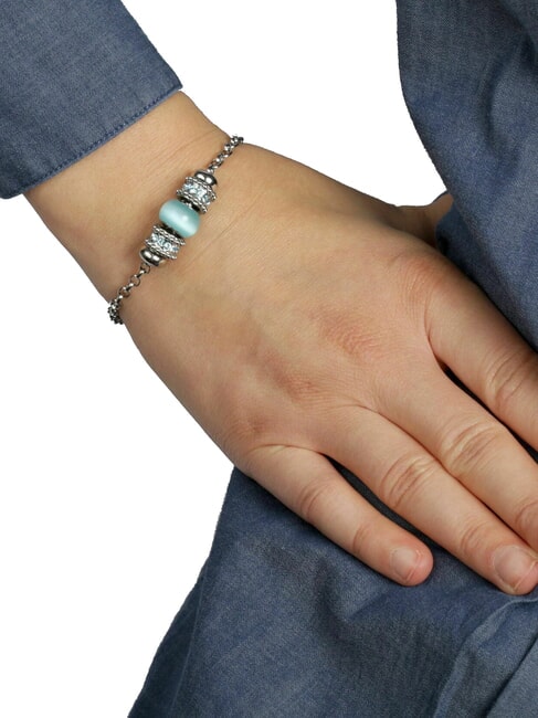 DROPS  Steel bracelet with crystals STEEL - Bracelets