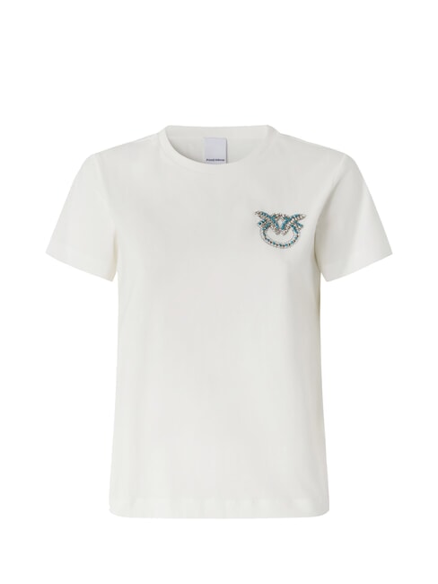 NAMBRONE  Cotton T-Shirt white-snow white - T-shirt