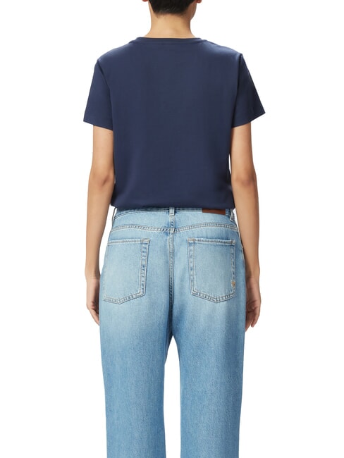 NAMBRONE  Cotton T-Shirt blue abyss - T-shirt