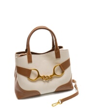 TOSCA BLU CECILIA Canvas handbag with shoulder strap LEATHER - Women’s Bags - 2