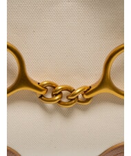 TOSCA BLU CECILIA Canvas handbag with shoulder strap LEATHER - Women’s Bags - 3