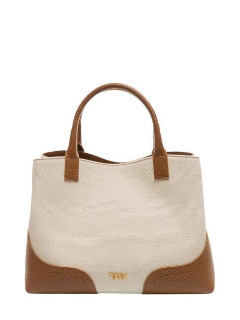 CECILIA Canvas handbag with shoulder strap LEATHER - Women’s Bags