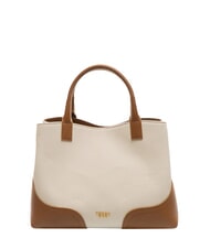 TOSCA BLU CECILIA Canvas handbag with shoulder strap LEATHER - Women’s Bags - 4