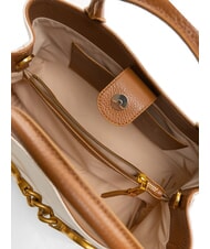 TOSCA BLU CECILIA Canvas handbag with shoulder strap LEATHER - Women’s Bags - 5