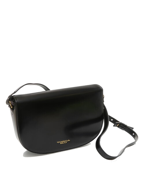 KORA Leather bag with flap Black - Women’s Bags