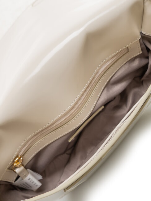 KORA Leather bag with flap ivory white - Women&rsquo;s Bags