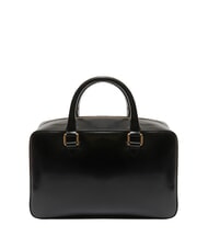 TOSCA BLU KORA Leather satchel bag with shoulder strap Black - Women’s Bags - 4