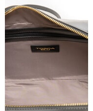 TOSCA BLU KORA Leather satchel bag with shoulder strap Black - Women’s Bags - 5