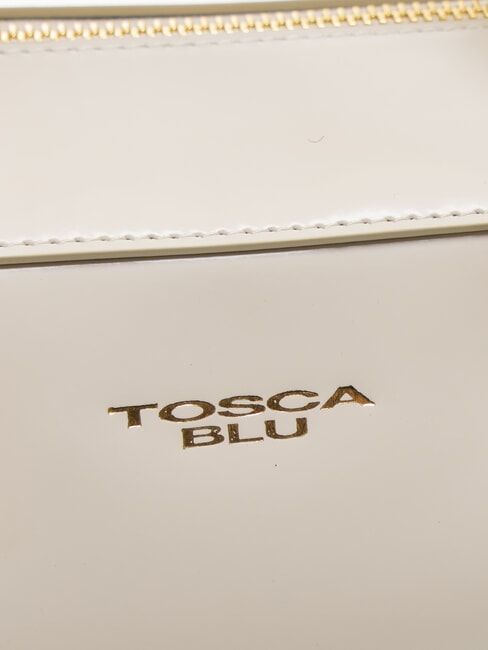 KORA Leather satchel bag with shoulder strap ivory white - Women&rsquo;s Bags