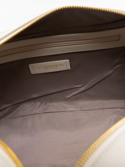 KORA Leather satchel bag with shoulder strap ivory white - Women&rsquo;s Bags