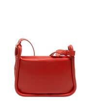 TOSCA BLU CLOE Leather shoulder bag CORAL - Women’s Bags - 4