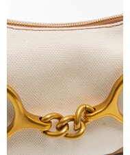 TOSCA BLU CECILIA Canvas shoulder bag with shoulder strap LEATHER - Women’s Bags - 4