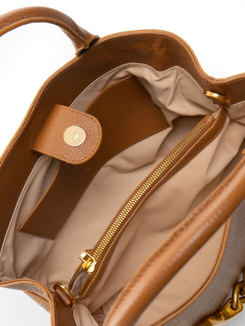 CECILIA Large leather handbag LEATHER - Women’s Bags