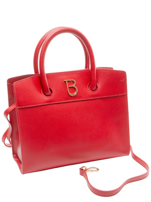BIANCA Medium leather handbag CORAL - Women&rsquo;s Bags