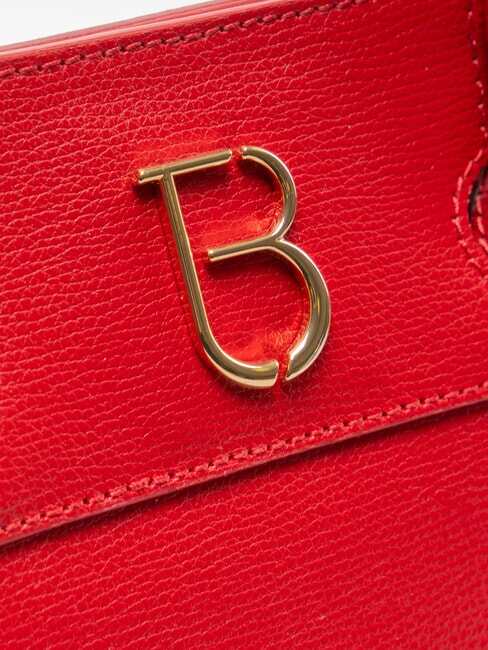 BIANCA Medium leather handbag CORAL - Women&rsquo;s Bags