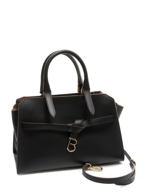 AMELIA Leather handbag with charm Black - Women’s Bags