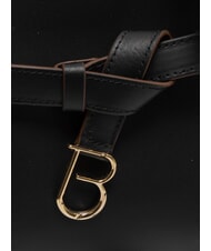 TOSCA BLU AMELIA Leather handbag with charm Black - Women’s Bags - 3