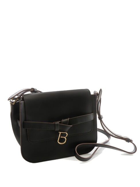AMELIA Leather shoulder bag with charm Black - Women’s Bags