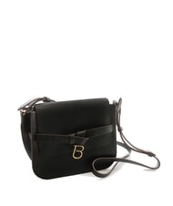 TOSCA BLU AMELIA Leather shoulder bag with charm Black - Women’s Bags - 2