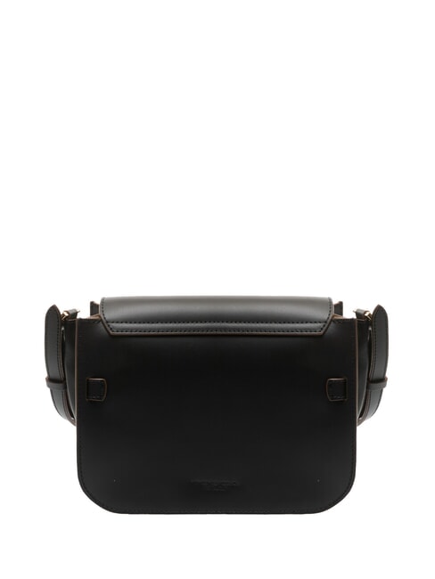 AMELIA Leather shoulder bag with charm Black - Women’s Bags